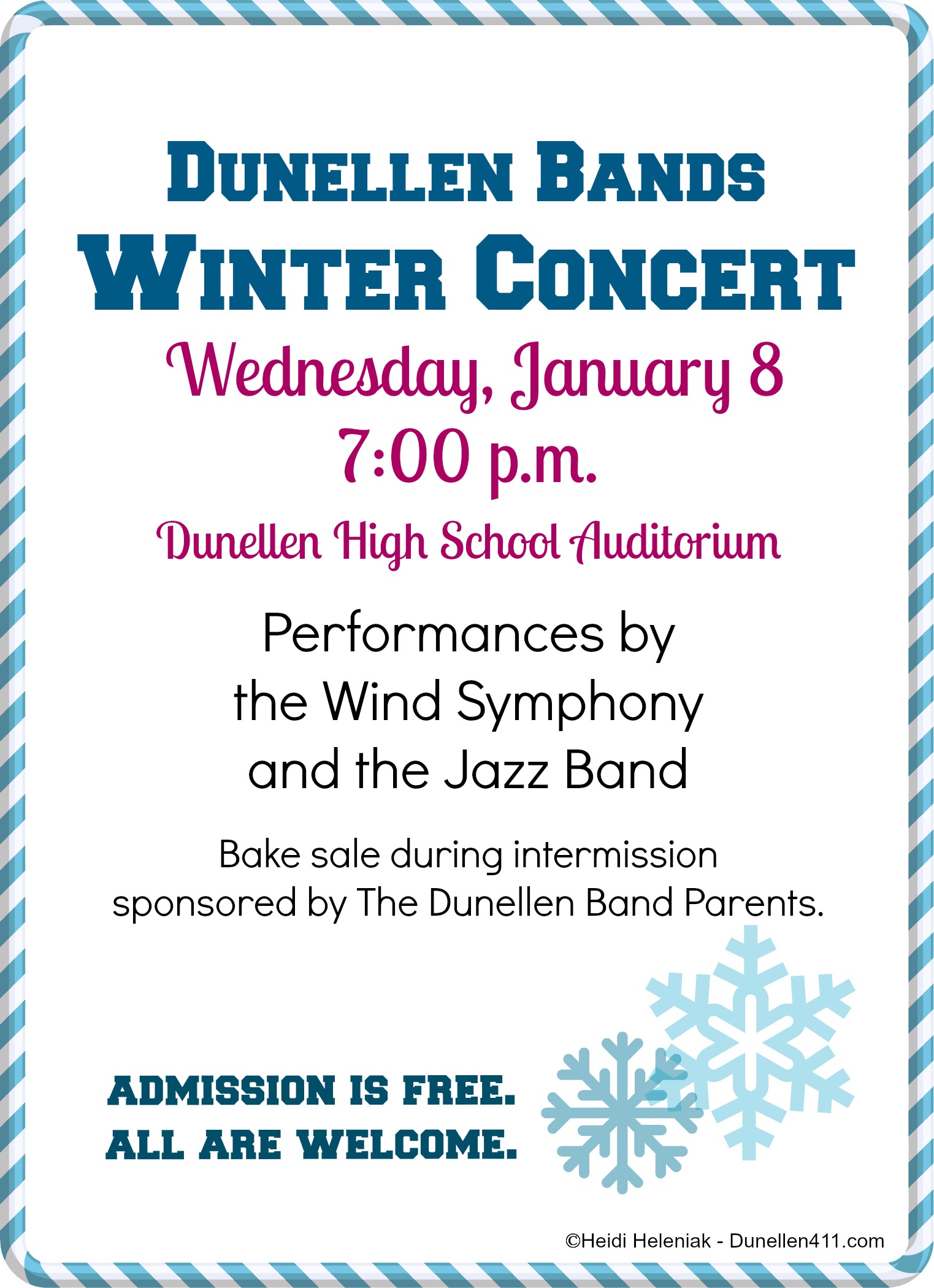 Dunellen High School Bands Winter Concert Dunellen 411Dunellen 411