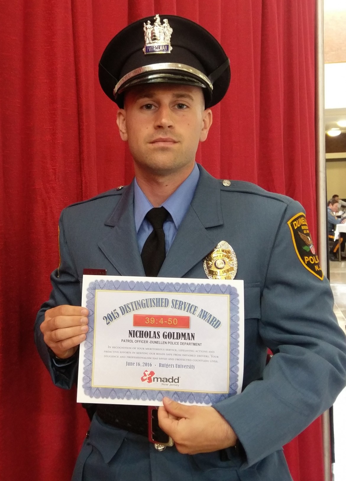 Officers Honored For DWI Enforcement Dunellen 411Dunellen 411